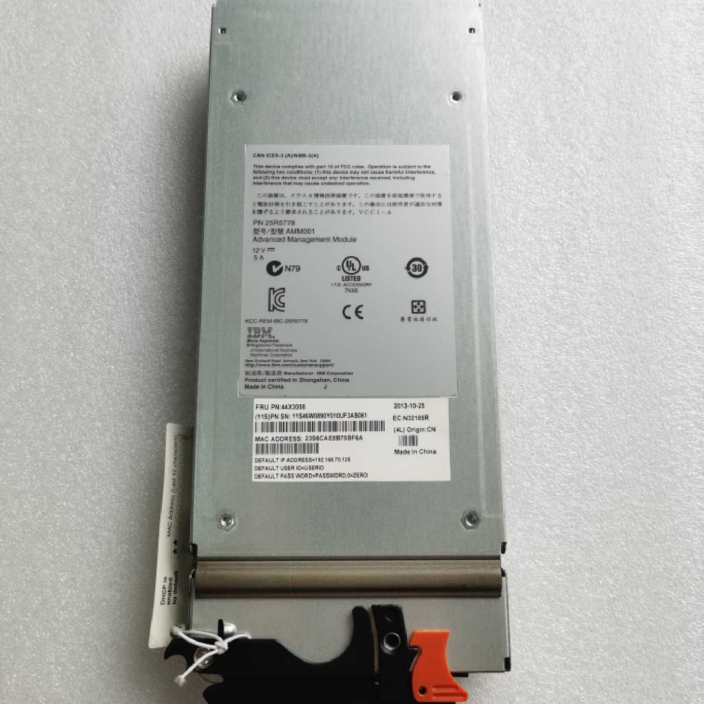 议价IBM AMM模块 80Y9081 60Y0621 39Y9661 39M4945 44X3058 49Y6 - 实物图