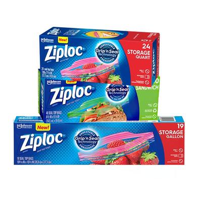 ziploc密保诺保鲜袋密封袋食品级
