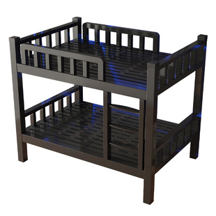 电竞床双层酒店上下铺铁艺床宾馆铁架床宿舍高低床公寓网吧子母床