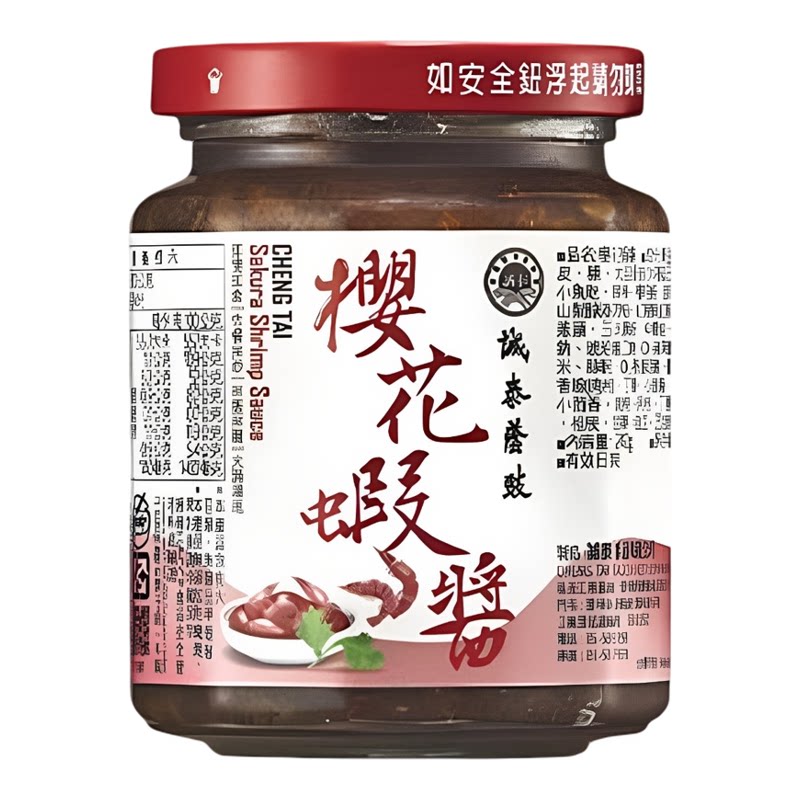 诚泰酱油樱花虾酱大辣240g香辣上头虾酱海鲜酱拌饭炒菜正宗虾酱料