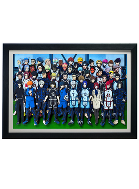 蓝色监狱全家福立体画3d动漫