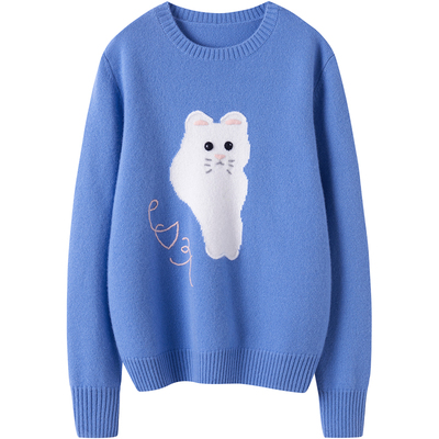 冬凤凰高端100%纯山羊绒衫