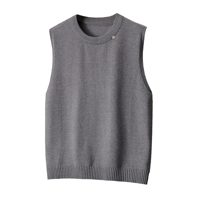 圆领针织马甲背心女秋装新款