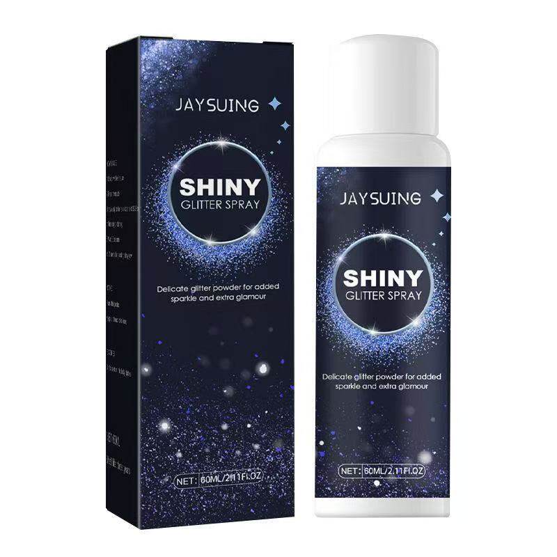 爆闪锁骨闪粉喷雾头发衣服亮晶晶