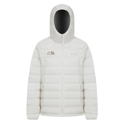 404MOB三防冬轻薄90绒白鸭绒连帽排骨羽绒服男女时尚情侣初冬外套