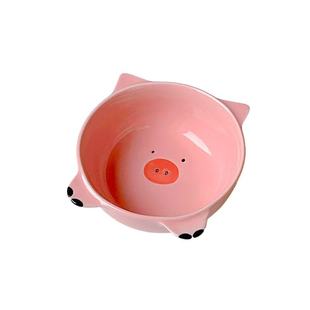 仓鼠食盆小碟子陶瓷厚重防翻可固定大容量碗花枝鼠刺猬金丝熊用品