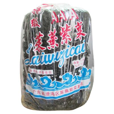 正宗头水日晒莱芜紫菜澄海特产