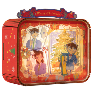 猫的天空之城名侦探柯南的圣诞派对氛围灯摆件生日圣诞礼物小夜灯