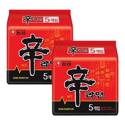 韩国进口农心辛拉面袋装韩式冷面拌面方便面懒人速食安城泡面
