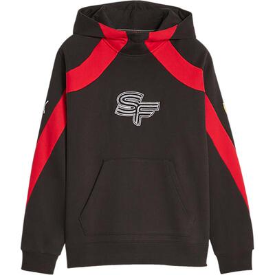 Puma/彪马官方正品法拉利联名大童时尚运动连帽套头卫衣620956-01