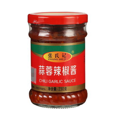 蒜蓉230g瓶装拌面剁椒酱下饭菜