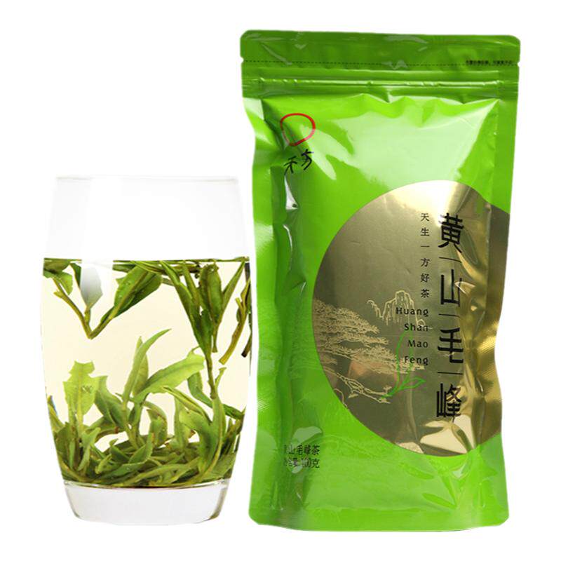天方雨前黄山毛峰绿茶口粮茶100g