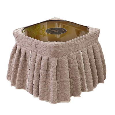 烤火罩正方形桌子罩高级感