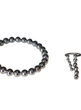 圆珠戒指手镯不规则复古高级饰品