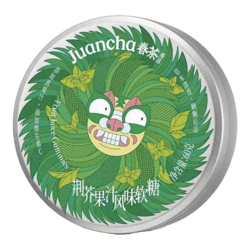 眷茶臻选荆芥味软糖盒装线下同款