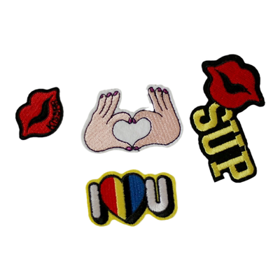 羽绒衣服修补自粘装饰刺绣补丁贴