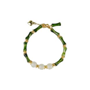 敦煌研究院节节高新中式竹节手链 文创手串升学考试加油考研上岸