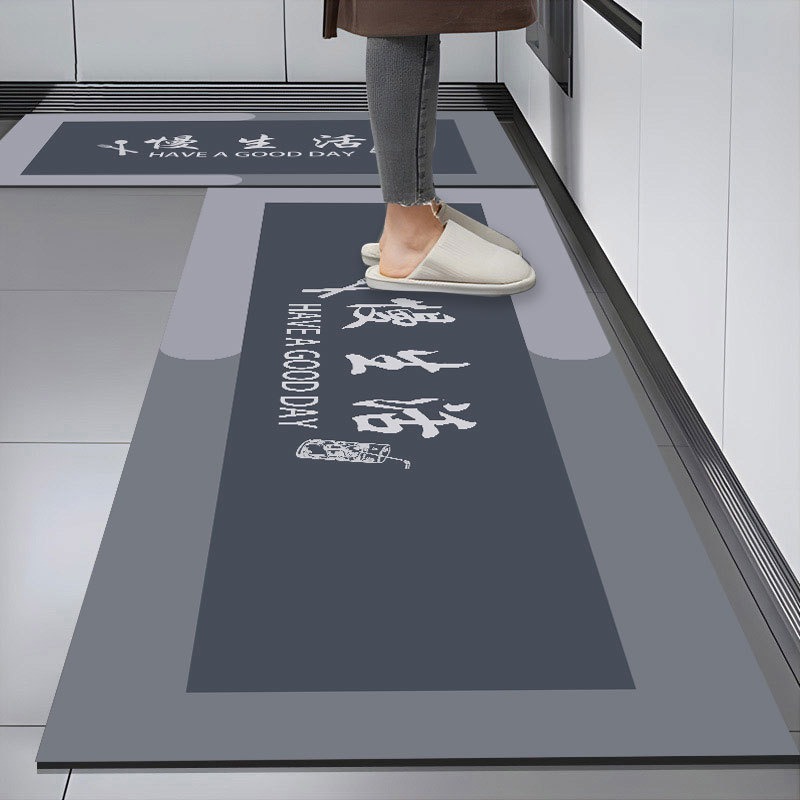 厨房硅藻泥软地垫吸防油免洗油地毯可防滑脚垫擦洗吸水免清洗防水