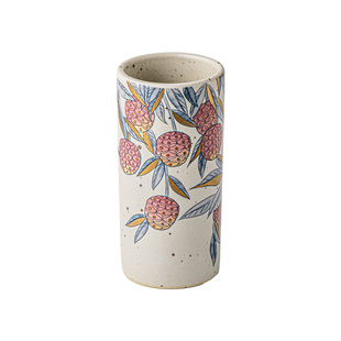 巷子尾〖金斑荔〗粗陶筷子筒厨房收纳罐筷笼轻奢复古笔筒装饰摆件