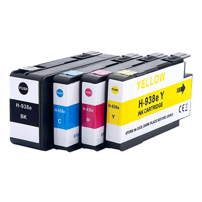 适用惠普938墨盒惠普9110b 9120 9130 9720 officejet Pro 9730打印机兼容原装hp938e墨盒黑色彩色颜料墨水盒