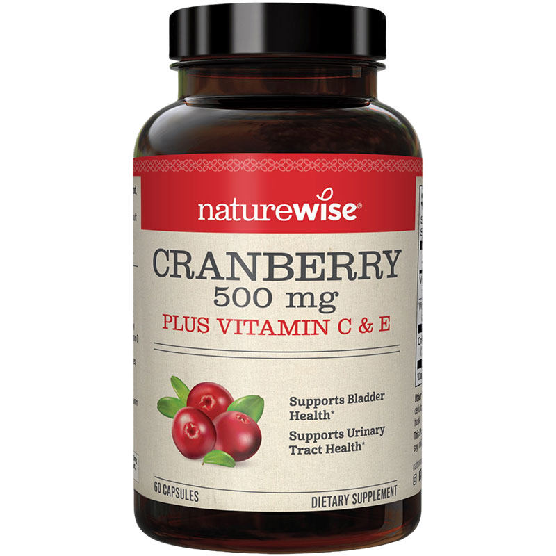 Naturewise美国进口蔓越莓胶囊VC高浓度精华VE蔓越莓提取物保健品