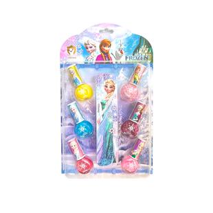 迪士尼儿童指甲油无毒撕拉无味宝宝女孩爱莎公主美甲玩具过家家