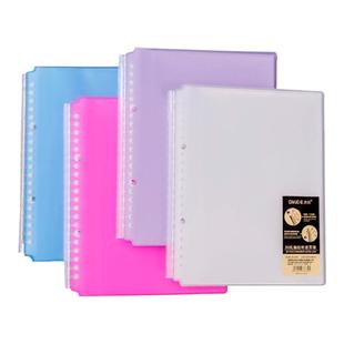 侧入a5小号文件夹32k字卡收纳册财务发票夹16k画纸资料册8寸相册