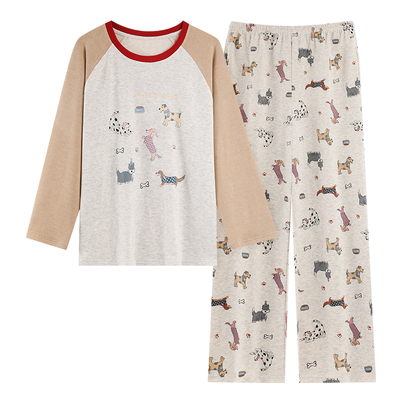 2025超火睡衣女款秋冬季德绒保暖长袖套头羊绒少女卡通家居服套装