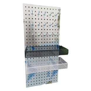 304不锈钢洞洞板烘焙置物架定制方孔五金工具挂板厨房防水挂架