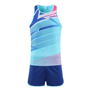 男女款田径训练比赛服套装 中小学生儿童田径服 中高考跑步服印字