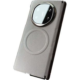 新品适用华为mateX6手机壳皮革X6折叠屏典藏版mate系列保护壳全包防摔中轴磁吸后壳男女新款高端matex5外壳x3