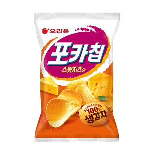 韩国进口零食好丽友甜芝士味奶酪原味生薯片追剧解馋薄脆土豆脆片