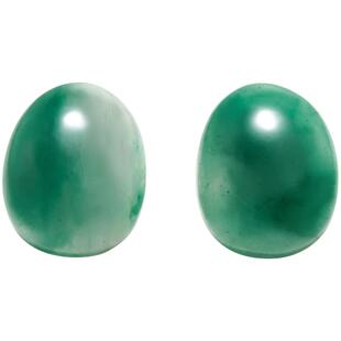 SUDROV/素觉轻奢非洲翠宝石耳钉独特漂亮耳环新中式国风耳饰女