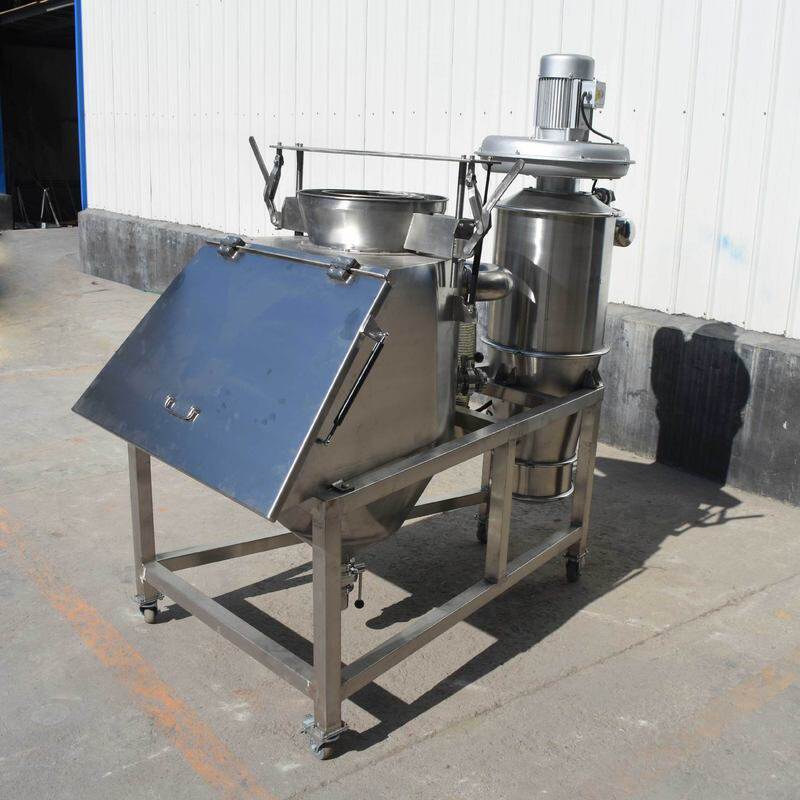 反应釜固体投料装置 人工小包无尘投料站 粉尘密闭投料机 拆包机