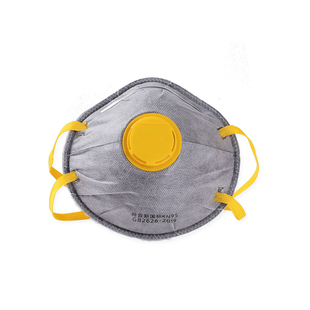 防尘口罩kn95活性炭防工业粉尘工地打磨带呼吸阀面罩头戴式样口罩