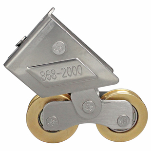 868-2000型铝合金门窗滑轮不锈钢轴承铜轮老式推拉窗户滚轮移门轮