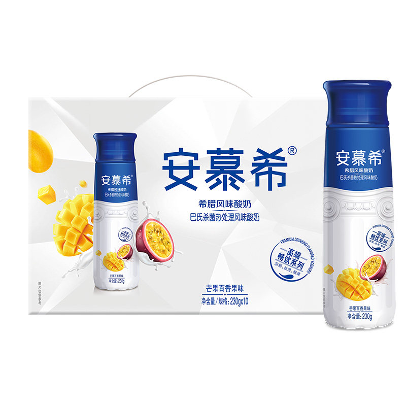 伊利安慕希高端芒果百香果酸奶