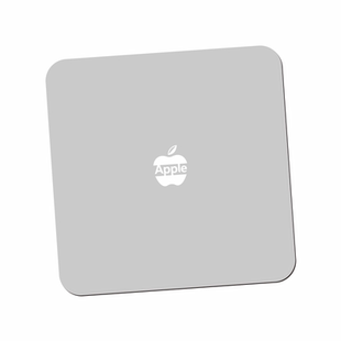 Mac灰色苹果笔记本电脑鼠标垫男女大小号简约办公滑鼠桌垫可定制
