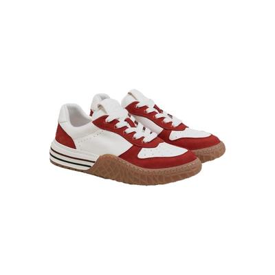 fed红色德训鞋春季新款女鞋厚底板鞋运动休闲鞋女款S0212-YAB011