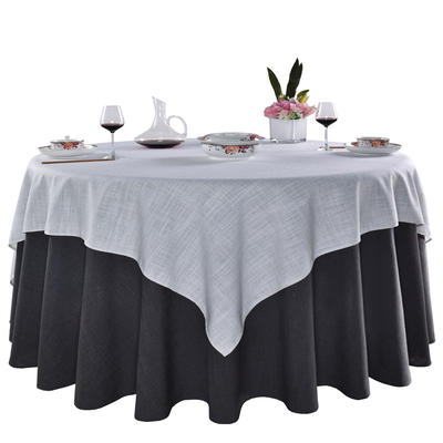 酒店桌布圆桌餐布餐厅饭店椅子套