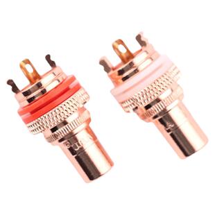 磷青铜镀A紫铜RCA莲花母座 发烧CD胆机功放接线端子音频信号插座