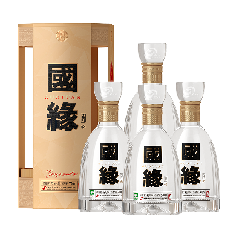 今世缘国缘四开醇厚500ml*4