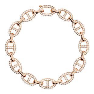 APM Monaco Maille Marine猪鼻子手链玫瑰金色链环新年情人节礼物