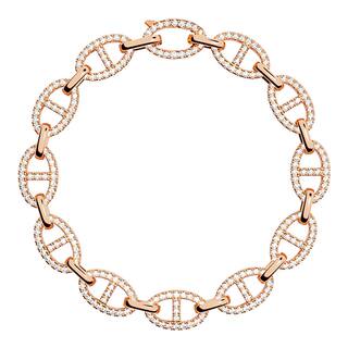APM Monaco玫瑰金色Maille Marine手链水手链环手饰环扣叠戴礼物