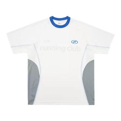 轻薄速干衣拼接撞色短袖T恤