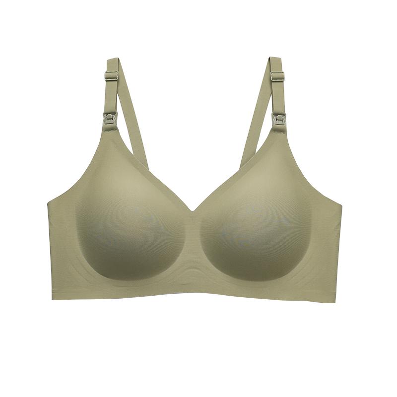 物苑哺乳内衣防下垂聚拢产后喂奶夏季薄款孕妇浦乳文胸大胸专用期