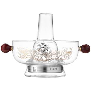 老式北京玻璃火锅耐高温加厚电陶炉涮羊肉家用炖汤打边炉单人小锅