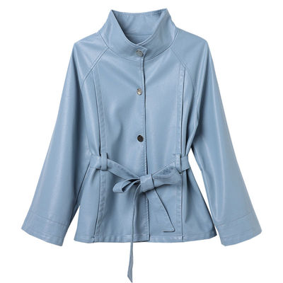 海宁真皮皮衣女短款2025年新款