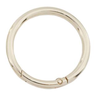 弹簧圈包包圆环配件金属弹簧扣圆圈斜跨扣环开口环钥匙扣手机挂环