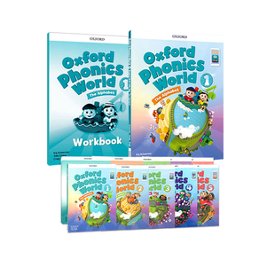 新版牛津自然拼读教材 Oxford Phonics World 1/2/3/4/5级别 牛津自然拼读世界 幼少儿英语零基础发音自然拼读phonics教材OPW教材